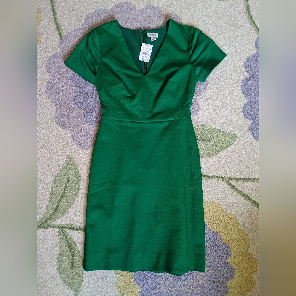 J crew green dress